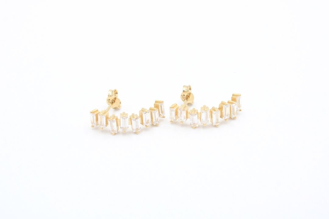 Arete de Oro 14k mod. 3887 - Joyería Orovel’s