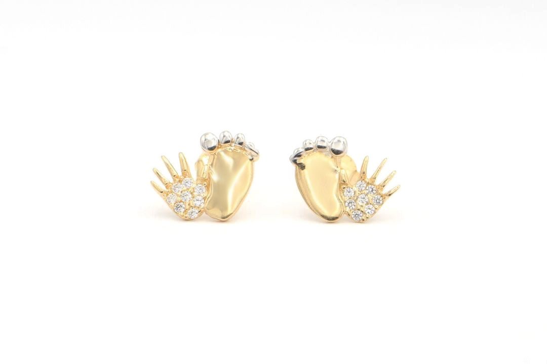 Arete de Oro 14k mod. 4089 - Joyería Orovel’s