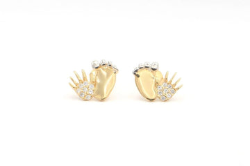 Arete de Oro 14k mod. 4089 - Joyería Orovel’s