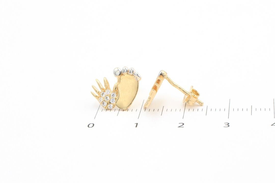 Arete de Oro 14k mod. 4089 - Joyería Orovel’s