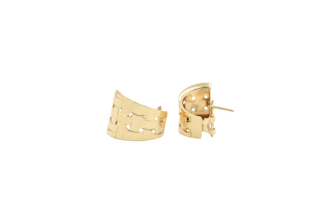 *Arete de Patente de Diseño Enlazado mod. 4556 - Joyería Orovel’s