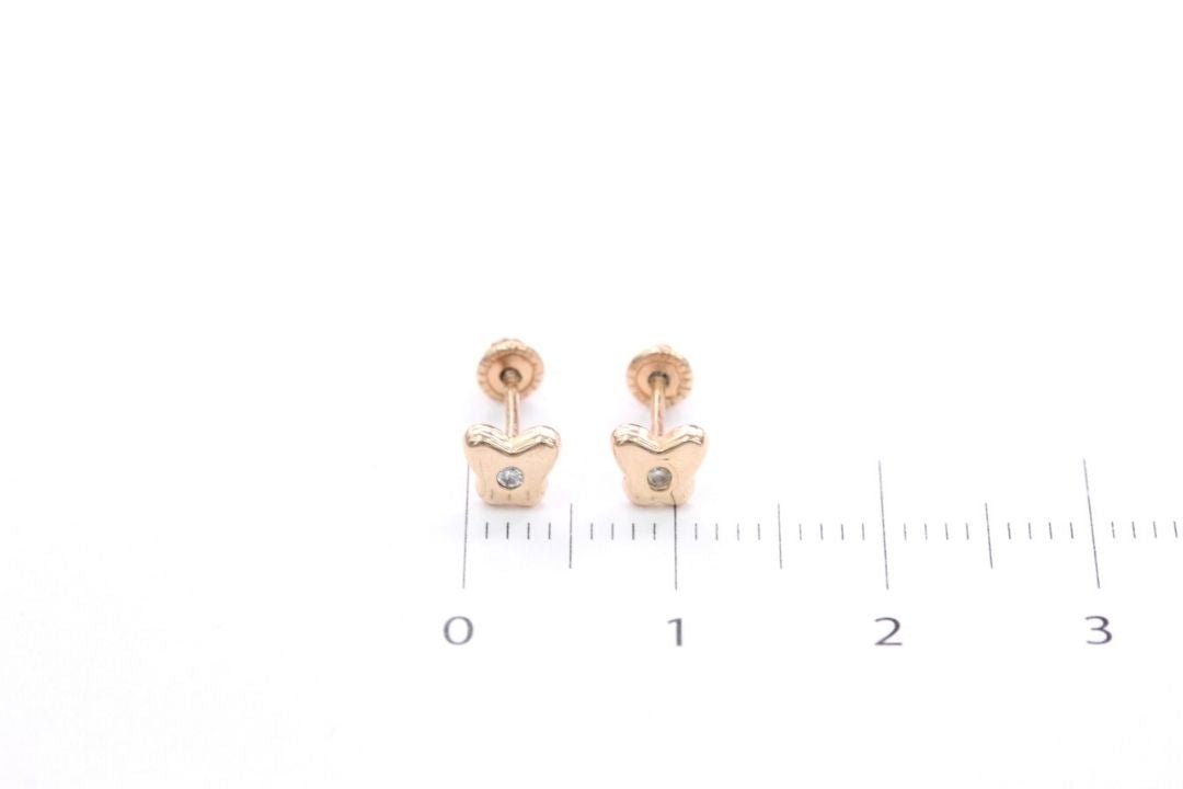 *Broquel 14k con Diamante Mod. 1518 - Joyería Orovel’s