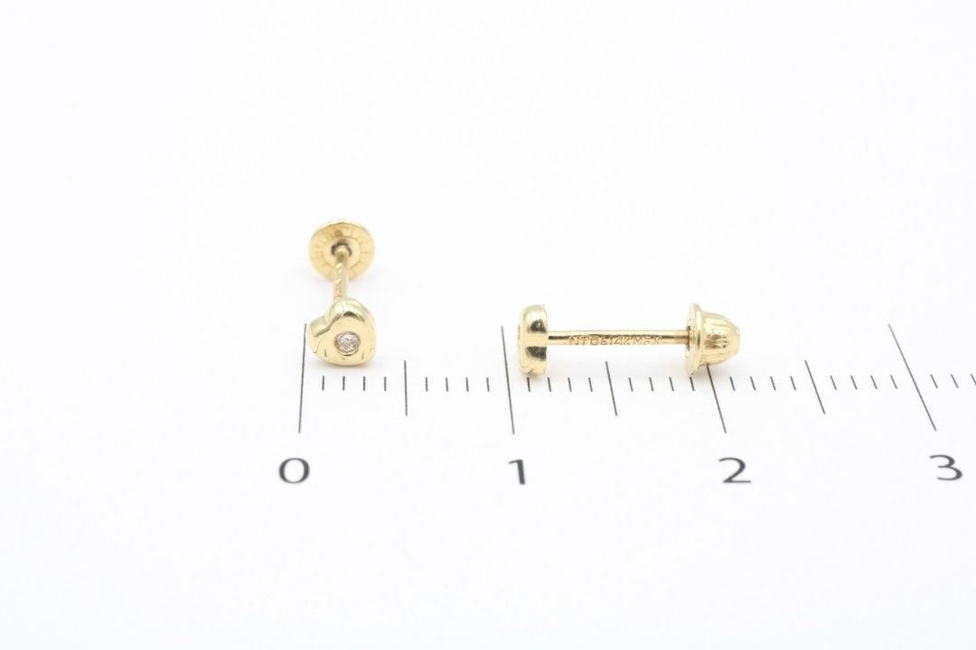 *Broquel 14k con Diamante Mod. 2701 - Joyería Orovel’s