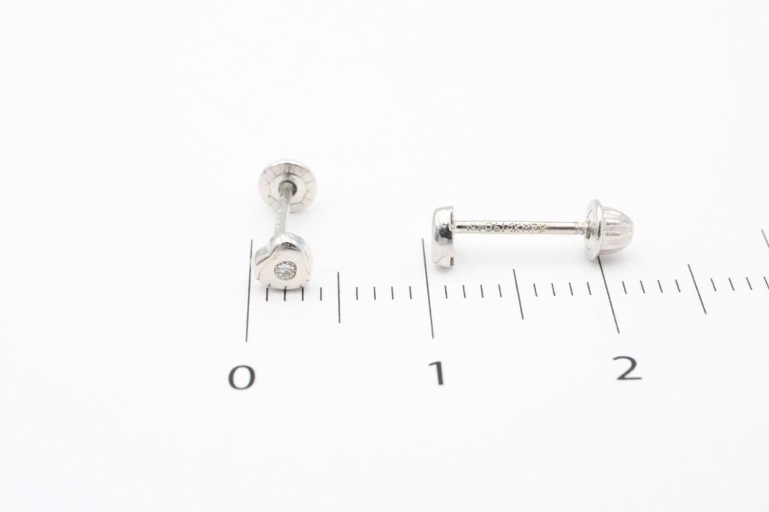 *Broquel 14k con Diamante Mod. 2704 - Joyería Orovel’s