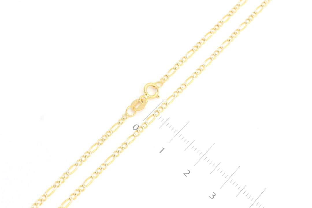 Cadena Cartier de oro 14k con Diamantado de Oro Blanco mod. 5824