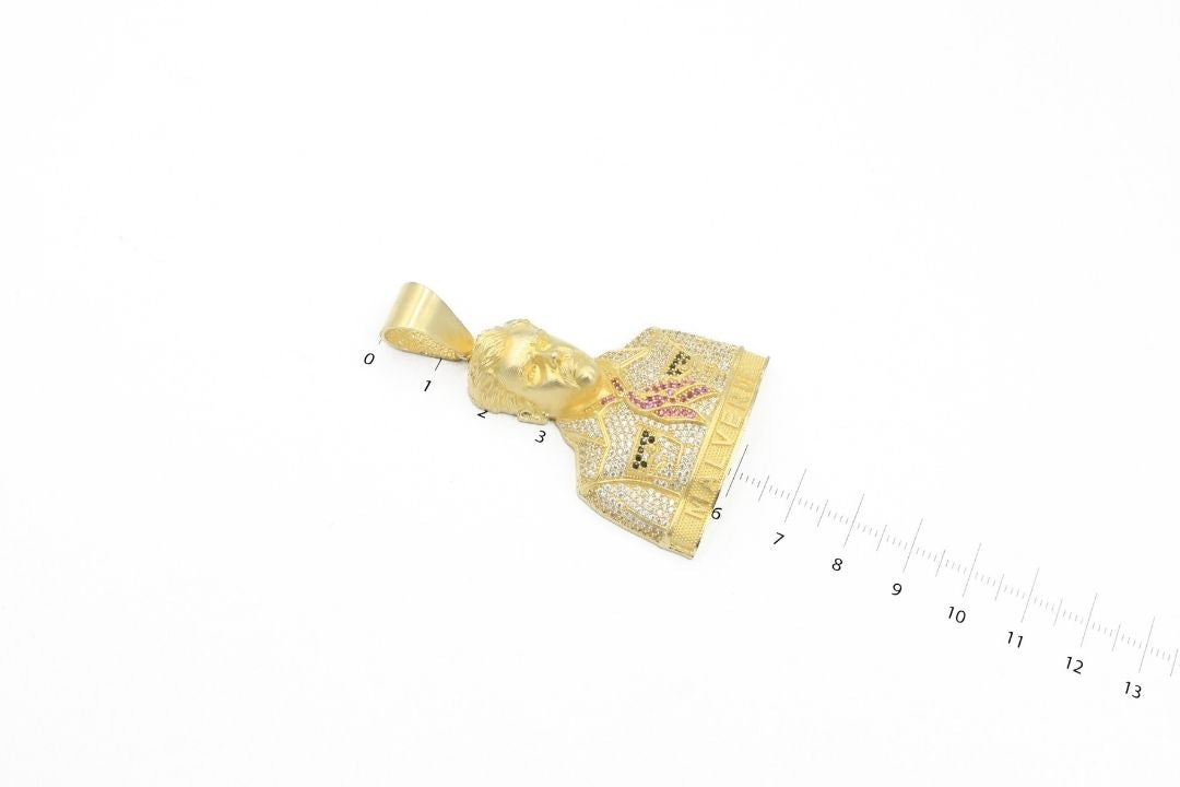 Dije de Jesus Malverde con Zirconias Brillantes mod. 6031