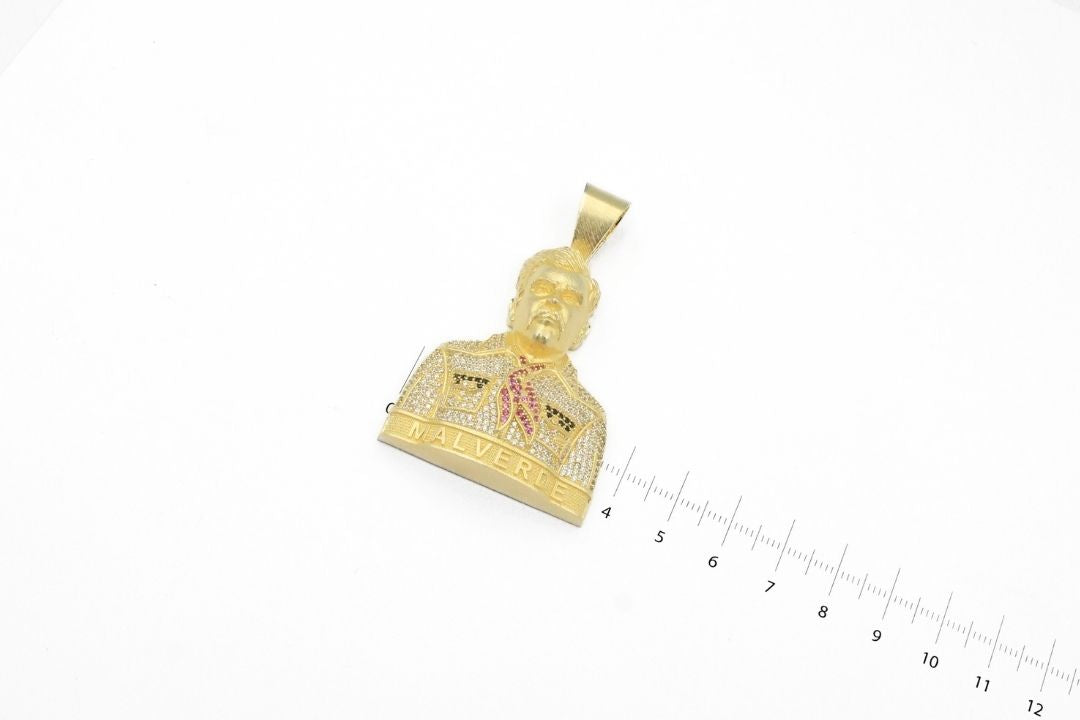 Dije de Jesus Malverde con Zirconias Brillantes mod. 6031