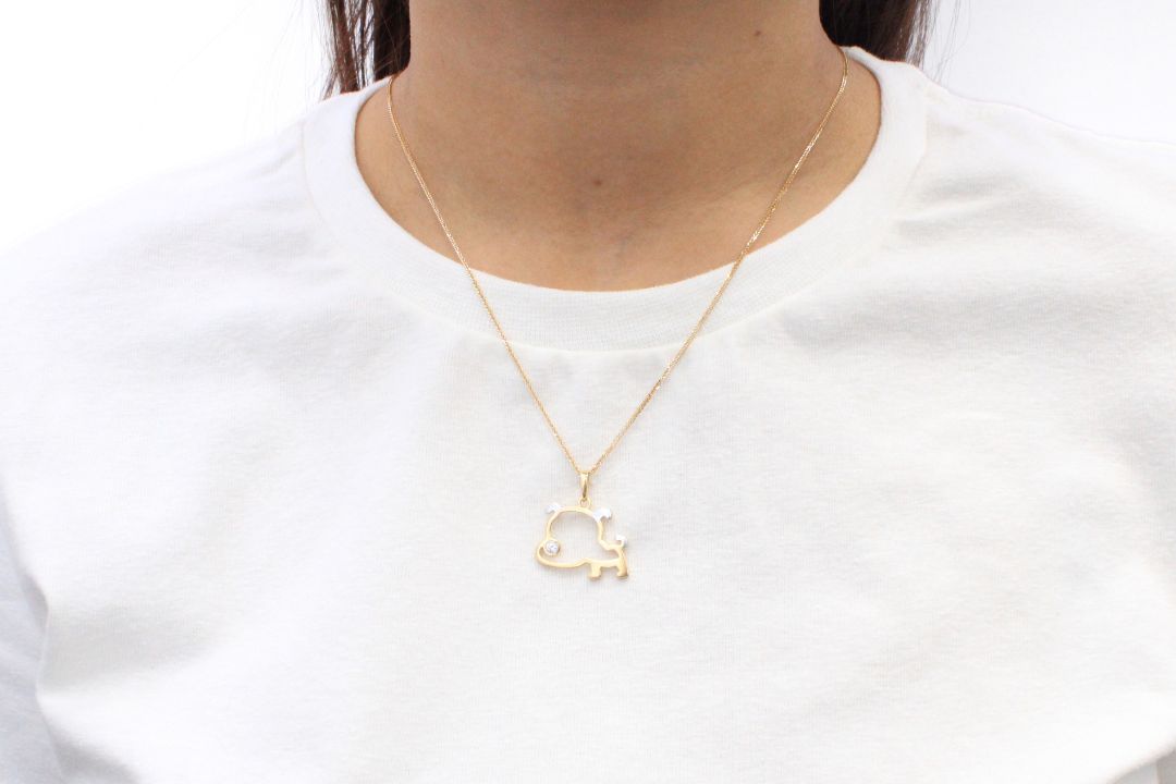 Dije de Perrito con Nariz de Zirconia mod. 6214