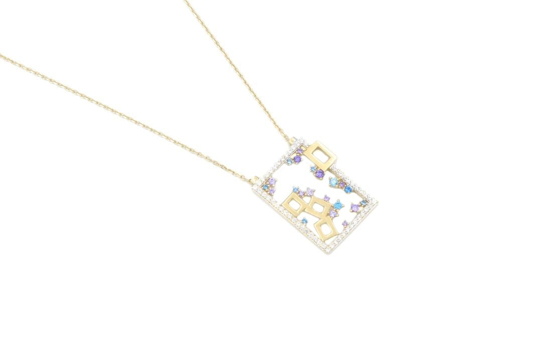 Gargantilla Cuadro de Zirconias mod. 6287