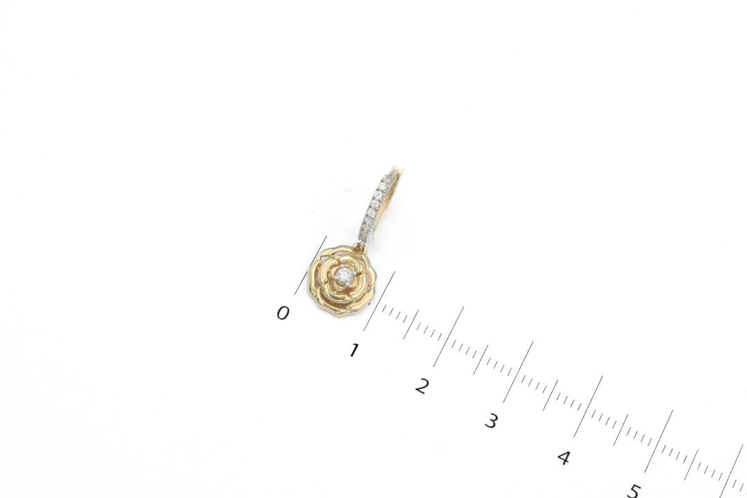 Grapa Larga con Rosas y Zirconias mod. 6144