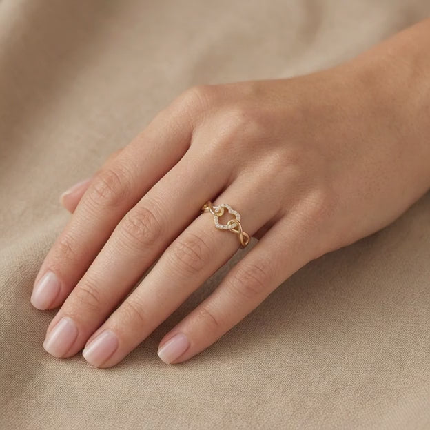Anillo de Oro 14k Flor de Mayo Florentina mod. 10866