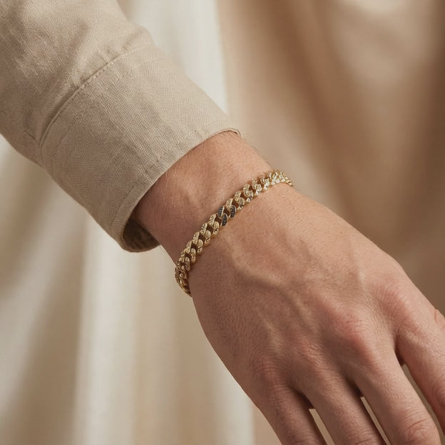 Pulsera de Oro 14k Monaco Edge Flex mod. 10994