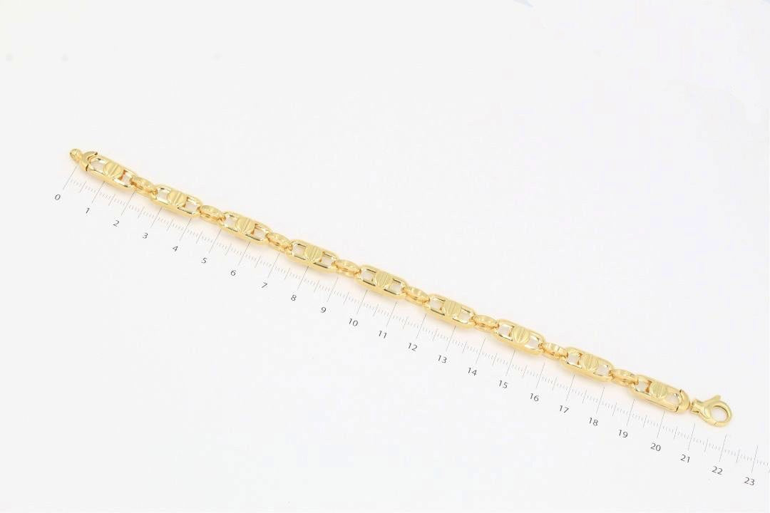 Pulsera con Eslabón Hueco de Diseño 3x1 mod. 5761