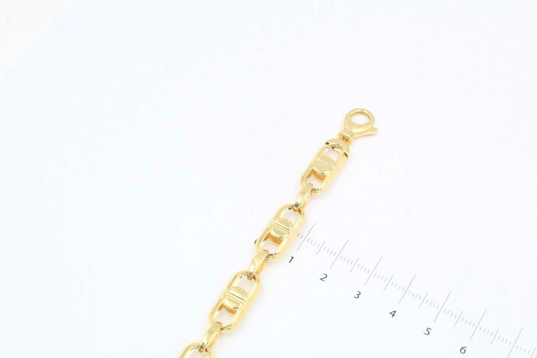 Pulsera con Eslabón Hueco de Diseño 3x1 mod. 5761