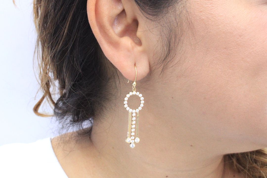 Arete Largo para Mujer mod. 4835