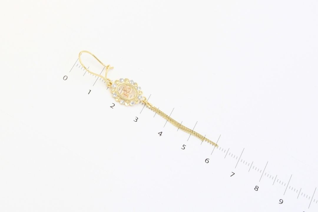 Arete Largo de XV Años con Diamantado mod. 5518