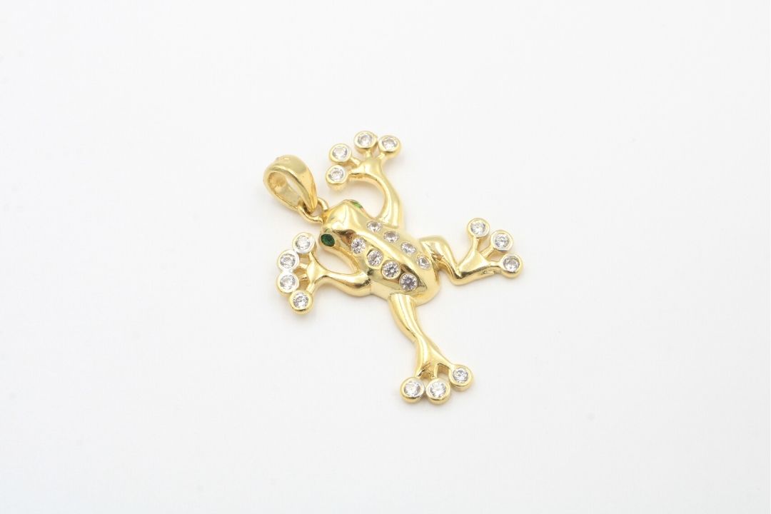 Dije de Rana con Piedras Brillantes mod. 0662