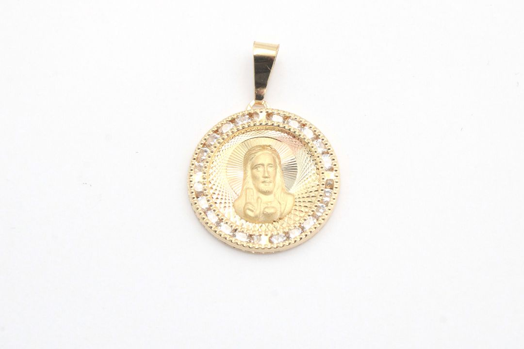 Medalla de Oro 14k Sagrado Corazón mod. 3950