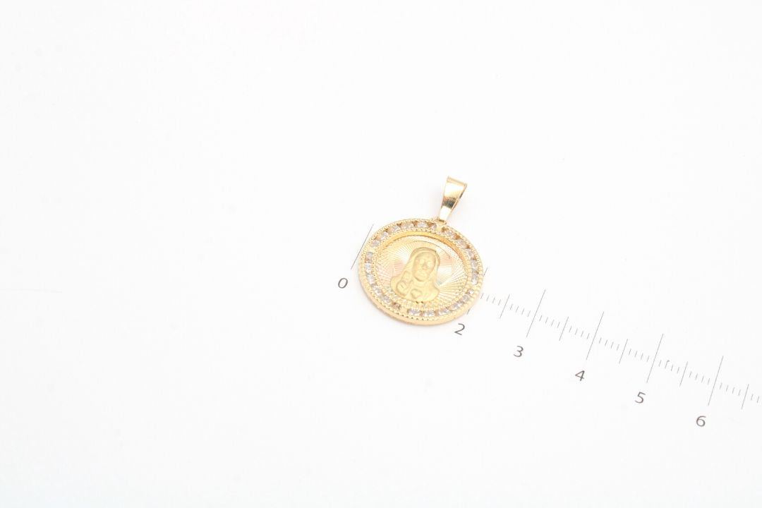 Medalla de Oro 14k Sagrado Corazón mod. 3950